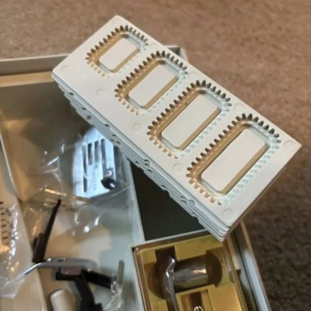 Sears Kenmore Vintage Sewing Machine Accessories And Buttonholer In Case